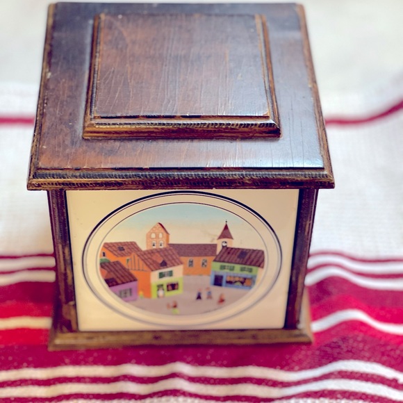 Villeroy & Boch Other - Vintage Design Naïf wooden storage box Villeroy & Boch